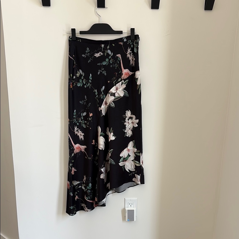 AllSaints Luisa Fabia Floral Asymmetrical Skirt - Size 6